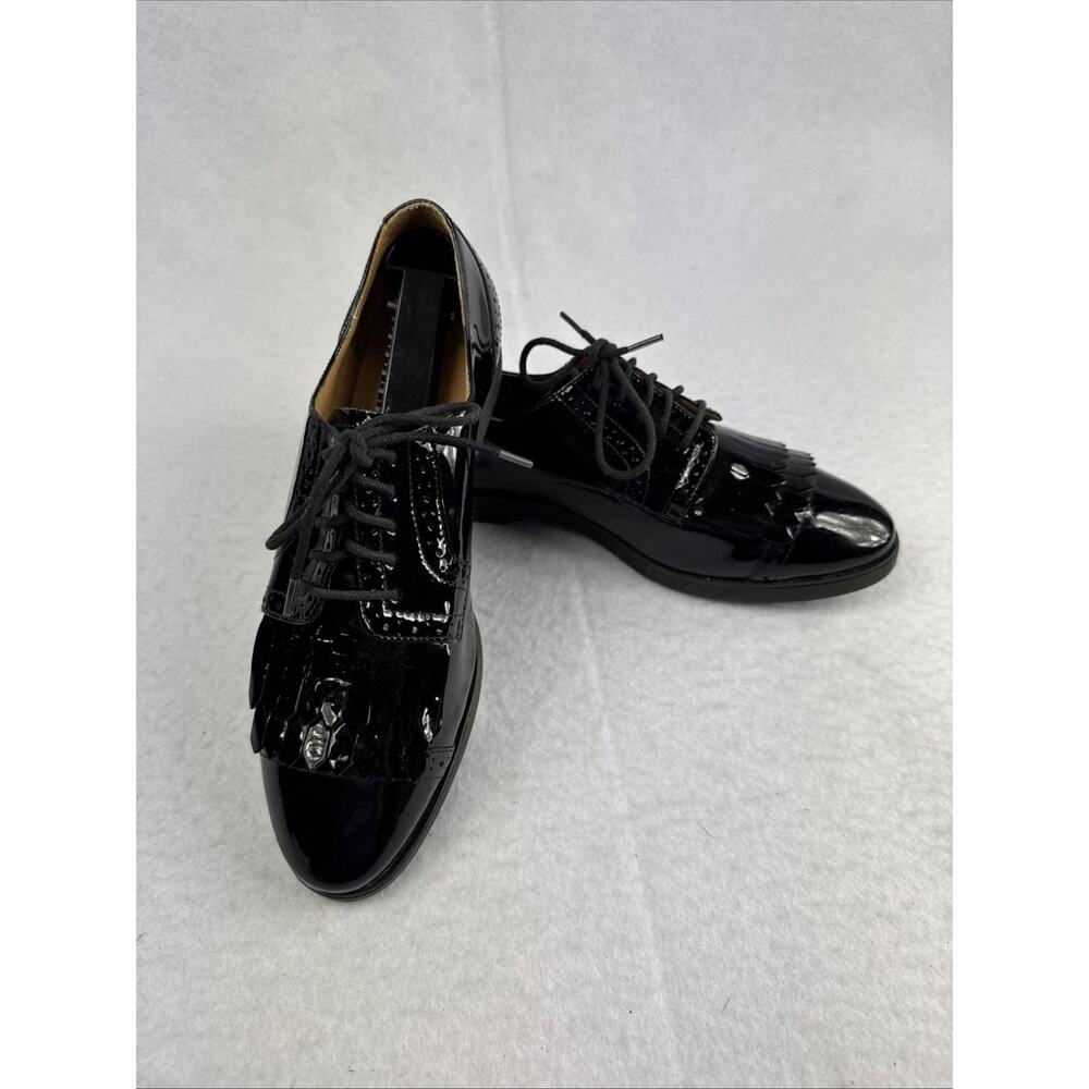 Enzo Angiolini Black Patent Leather Loafers Women’s Size 7.5M – Pre-Owned